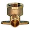 Apollo 3/4 in. Brass PEX Barb x 3/4 in. Female Pipe Thread Adapter 90-Degree Drop-Ear Elbow APXDEE34 - alternate 4